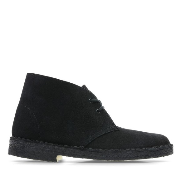 Clarks Desert Boot in Black Suede - Picture 2 of 4